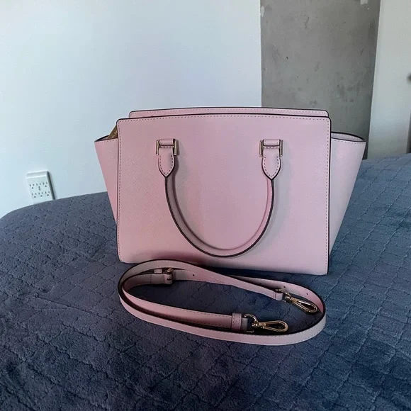 Michael Kors Selma medium satchel pink blossom - Picture 2 of 8